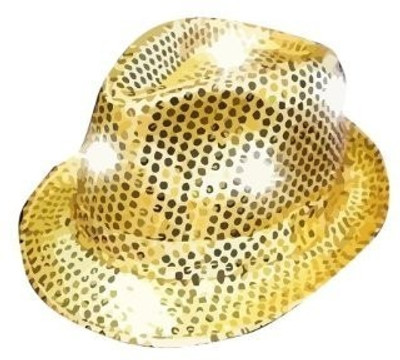 

Funcart Round Hat(Gold, Pack of 1)