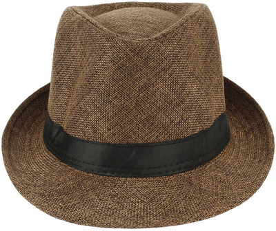 Natali Traders Fedora(Brown, Pack of 1)
