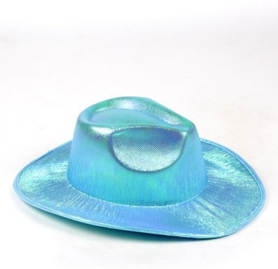 Funcart Round Hat(Sky Blue, Pack of 1)