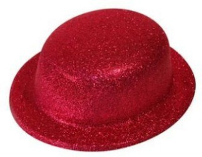 

PartyBalloonsHK Round Glitter Birthday party Hat(Red, Pack of 1)