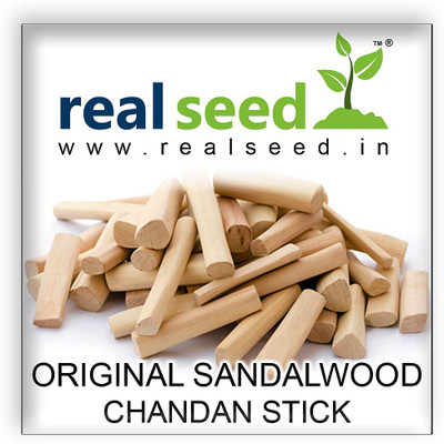 

Real Seed Original Sandalwood (Chandan) Stick Superior Quality 1 Piece 35-40 Grams
