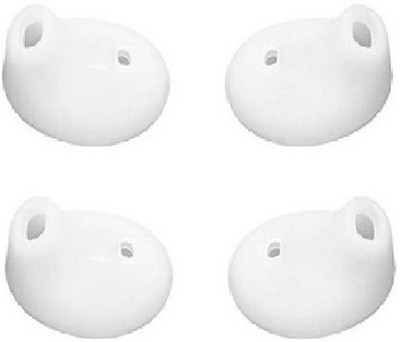 lewano Silicon Earbuds tips cushions for new earphones s6 s7 note5 2 pair In The Ear Headphone Cushion(Pack of 4, White)