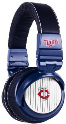 

Bigr Audio Mlb Licensed Over-Ear Headphones With Mic, Minnesota Twins Headphone(Multicolor)