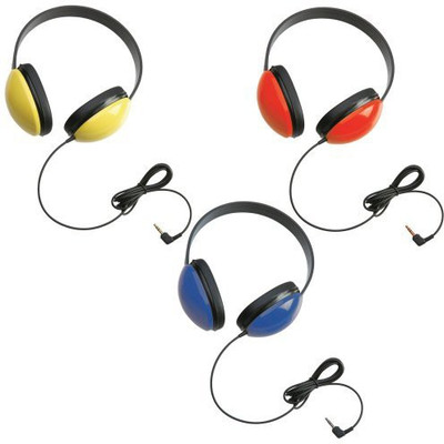 

Asavings Califone 2800 Listening First Headphone (3 Packs) Blue, Yellow, & Headphone(Multicolor)