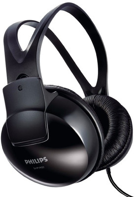 PHILIPS SHP1900/97 Wired without Mic Headset(Black, On the Ear)