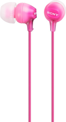 Sony MDR-EX15LP Headphone(Pink, In the Ear) available at flipkart for Rs.669