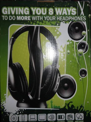 

M-Volt M.Volt 8 In 1 Hi-Fi Wireless Headphones Headphone(Black)