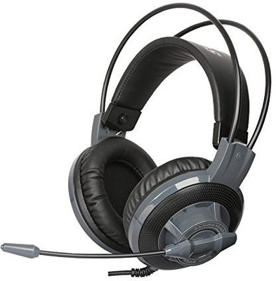 

Estone Wi Stereo Over Ear Gaming Headset Headphones Earphone With Microphone And Volume Control Grey Headphone(Black)
