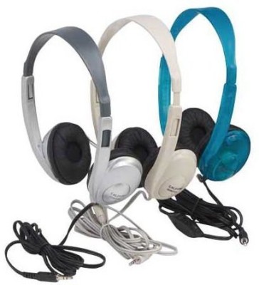 

Califone 3060Av Multimedia Stereo Headphones Without Volume Control Headphone(Silver)