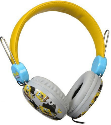 

Sakar Over The Ear Kids Safe Headphones (Spongebob) Headphone(Yellow)