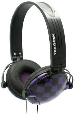 

Yak Pak Retro Headphones- Black Checkerboard (Hp6391-525) Headphone(Black)