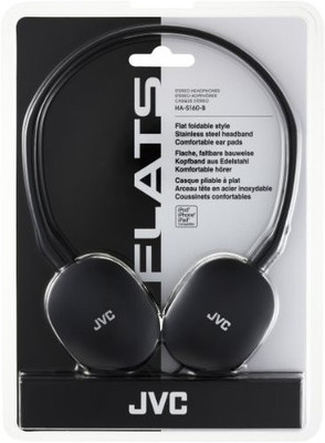 

JVC Ha-S160-B-E Flats Lightweight Headphones Headphone(Black)
