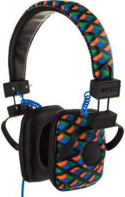 

Wesc Maraca Headphones Knit Pattern , One Size Headphone(Multicolor)