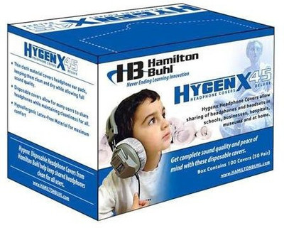 

Hamilton Buhl Hamiltonbuhl Master Carton Hygenx Sanitary Headphone Covers For Over Ear Headsets (600 Pair) Headphone(Grey)