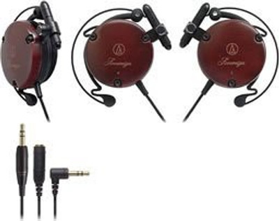 

Audio Technica Import Ath-Ew9 Adjustable Wooden Clip-On Earphone Headphone(Brown)