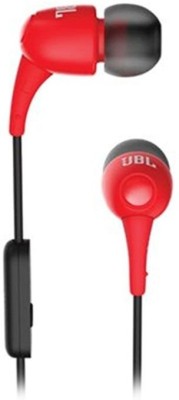 JBL T100A Headphone(Red, In the Ear) 1
