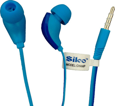 50% OFF on Silco Bolts Talk Series Stereo Super Bass Ear Phone/ Handsfree for Samsung, Sony, HTC, LG etc Headphone(Blue, In the Ear)