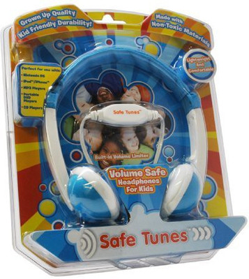 

Safe Tunes Saf-7005-Bu Volume Safe Headphones For Kids, Blue Headphone(Blue)