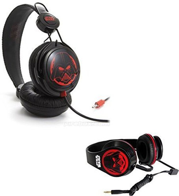 

Lucasfilm Star Wars Darth Vader Kids Fold Up Portable Stereo Headphones Headphone(Black)