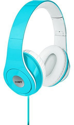 

Coby Cvh-803-Blu Jammerz Folding Headphones, Blue Headphone(White)