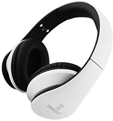 

Bingoo I680 Folding Stereo Over-Ear Headphones With Detachable Cable, Build-In Mic And For Most Smartphones, Laptops, Tablets, Pc,Mp3/Mp4 () Headphone(White)