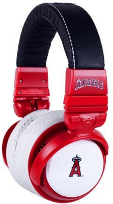 

Bigr Audio Mlb Licensed Over-Ear Headphones With Mic, Los Angeles Angels Headphone(Multicolor)