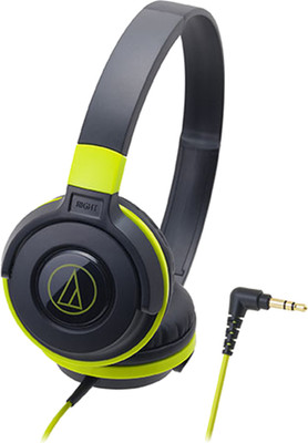 Audio Technica ATH-S100 Headphone(Black & Green, On the Ear)
