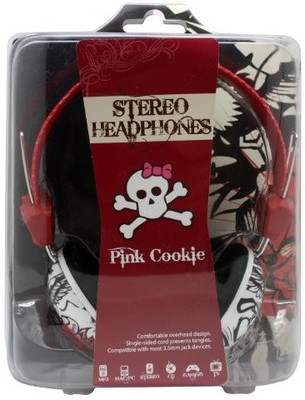 

Dgl Pck-825-Tto Hype Pink Cookie Tatto Headphones Headphone(Red)
