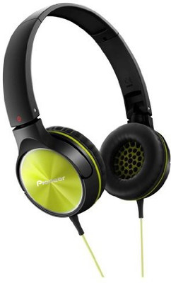 

Pioneer Fully Enclosed Dynamic Headphones Se-Mj522-Y (Lime) Headphone(Black)