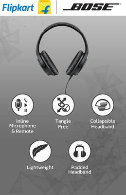 Bose SoundTrue Around Ear II for Samsung/Android Devices Wired Headphones (Black, Over the Ear) 