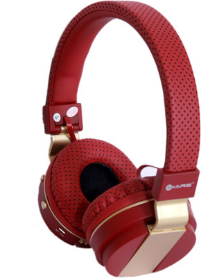 

iKare 047 Headphone(Red, On the Ear)