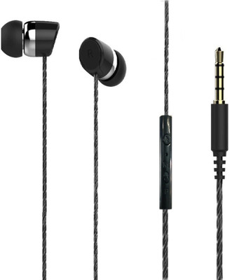 

Power BL-R20 Wired Headset with Mic(Black, In the Ear)