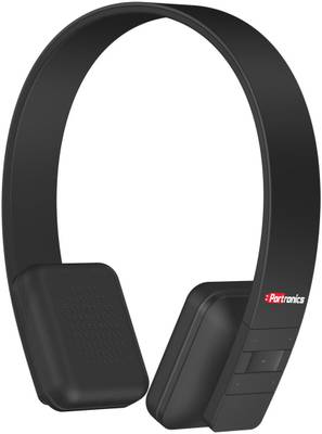 Portronics Muffs XT Wired bluetooth Headphones (Black, Over the Ear) 