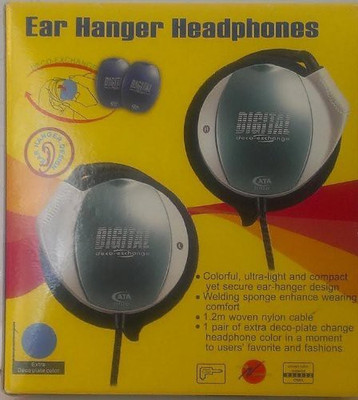 

Digital Deco-Exchange Ear Hanger Headphones Headphone(Grey)