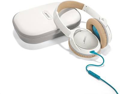 Bose QuietComfort 25 for Apple Devices Wired Headphones (White, Over the Ear) 