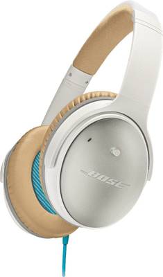 Bose QuietComfort 25 for Apple Devices Wired Headphones (White, Over the Ear) 