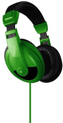 

Vibe Sound Vs-750-Dj Noise Uction Stereo Headphones (Green) Headphone(Green)
