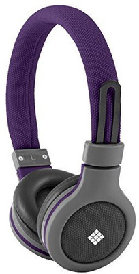 

Polaroid Php120Pu Canvas Headphones With Mic, Noise Isolation Headphone(Purple)