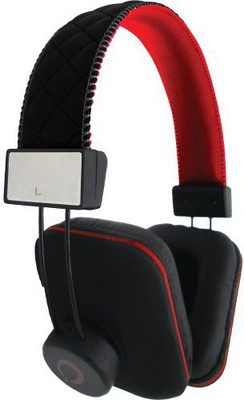 

Qfx Stereo Headphones W Mic Headphone(Red)
