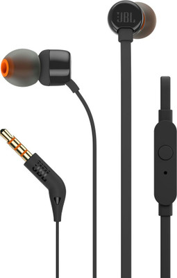 

JBL T110A Headphone(Black, In the Ear)