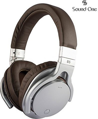 

Sound One B-5 Headphone(SILVER/BROWN, Over the Ear)