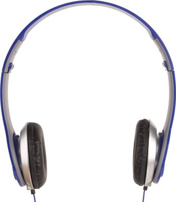 Signature Stereo High bass VM 46 Dynamic Super Bass Wired Headphones (Blue, Over the Ear) 