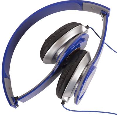 Signature Stereo High bass VM 46 Dynamic Super Bass Wired Headphones (Blue, Over the Ear) 