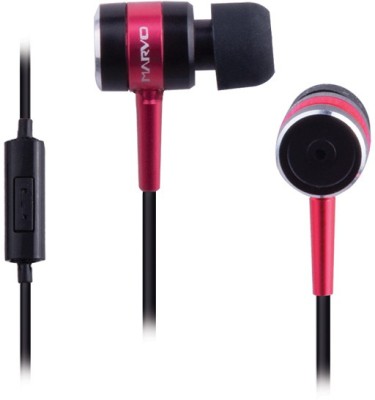 MARVO HP – 102E Headphone(BALCK & RED, In the Ear)