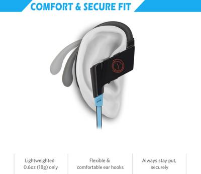 JOOMBOX GROOVES-BLUE Earphones Wireless bluetooth Headphones