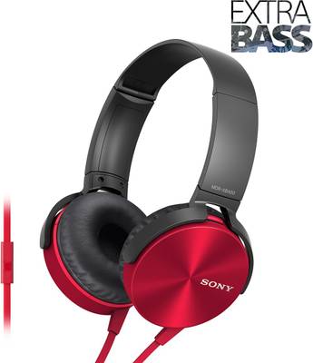 Sony MDR-XB450AP Extra Bass Wired Headset With Mic