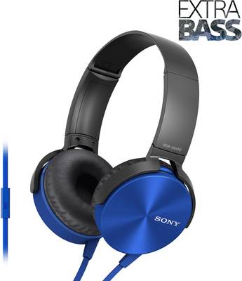 Sony MDR-XB450AP Extra Bass Wired Headset With Mic