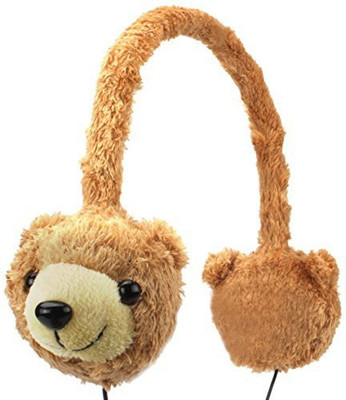 

Accessory Power Gogroove Kdz Kids Safe Bear Over-Ear Headphones With Volume Limiting Sound - Works With Chromo Inc 7 , Vtech Headphone(Brown)