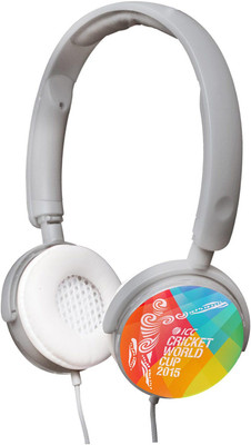 Cognetix ICC Cricket World Cup 2015 DIY Headphone(Grey, On the Ear)