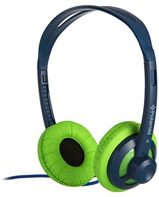 

Polaroid Php11Blgr Super Light Weight Neon Headphones, Tangle-Proof, Compatible With All Devices, Blue Headphone(Dark Blue)